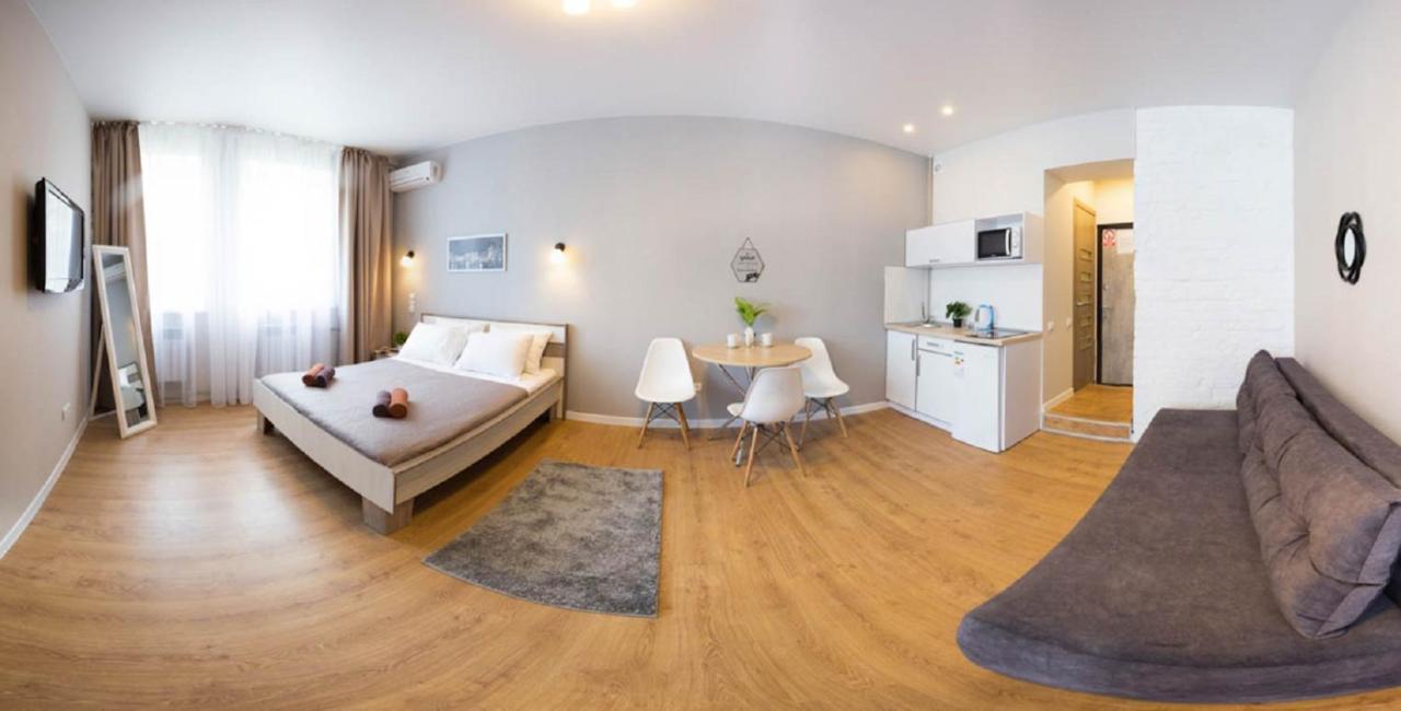 Modern Studio Beside Metro Yaroslava Mudroho, Universytet - Chernyshevska Str 95-7 Harkiv Dış mekan fotoğraf